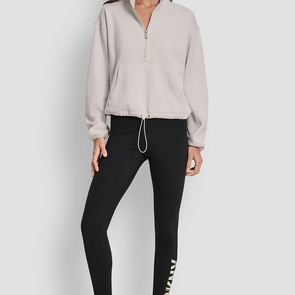 Dkny Sweaters - HALF ZIP LOGO‎ PULLOVER SZ